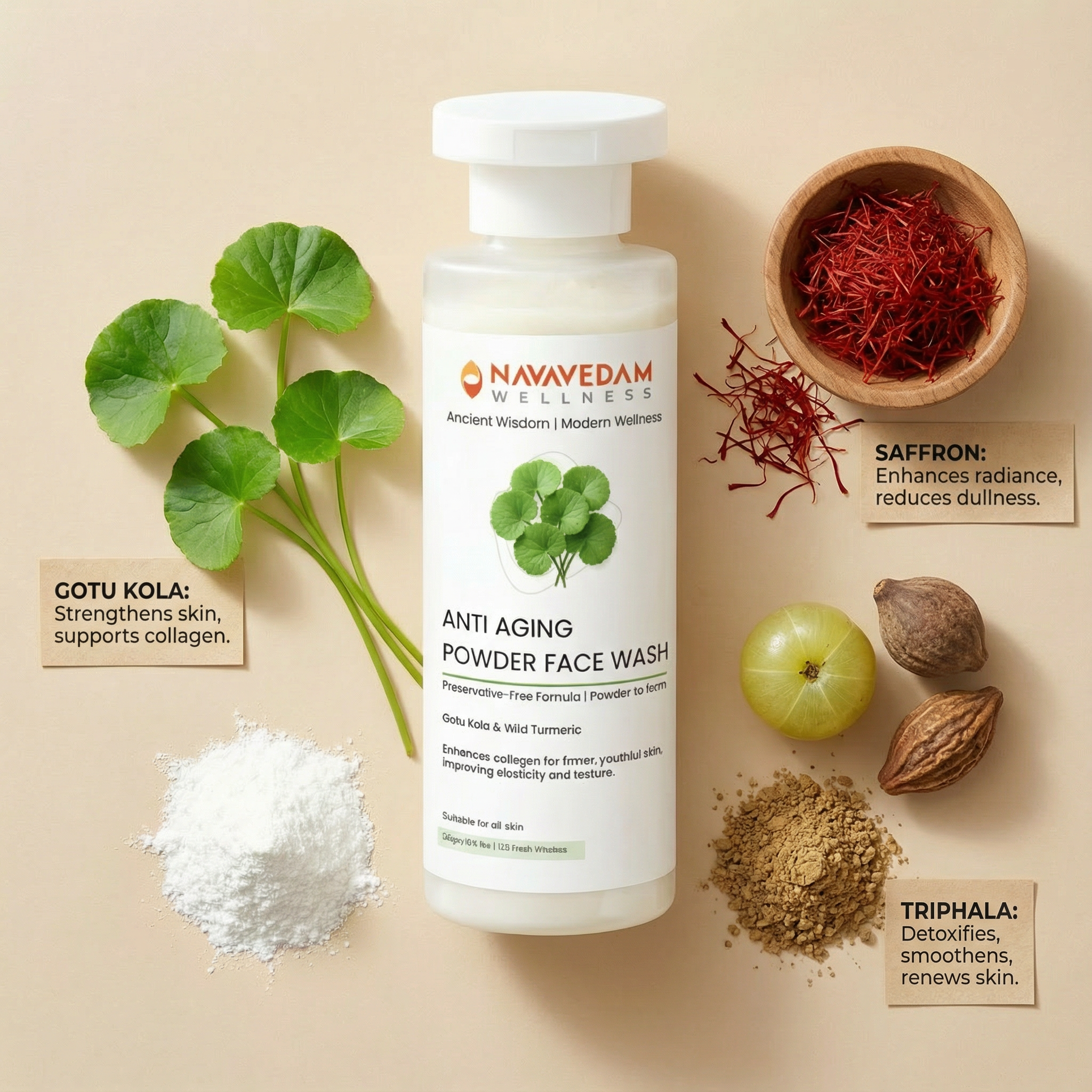 Anti Aging Powdered Face Wash