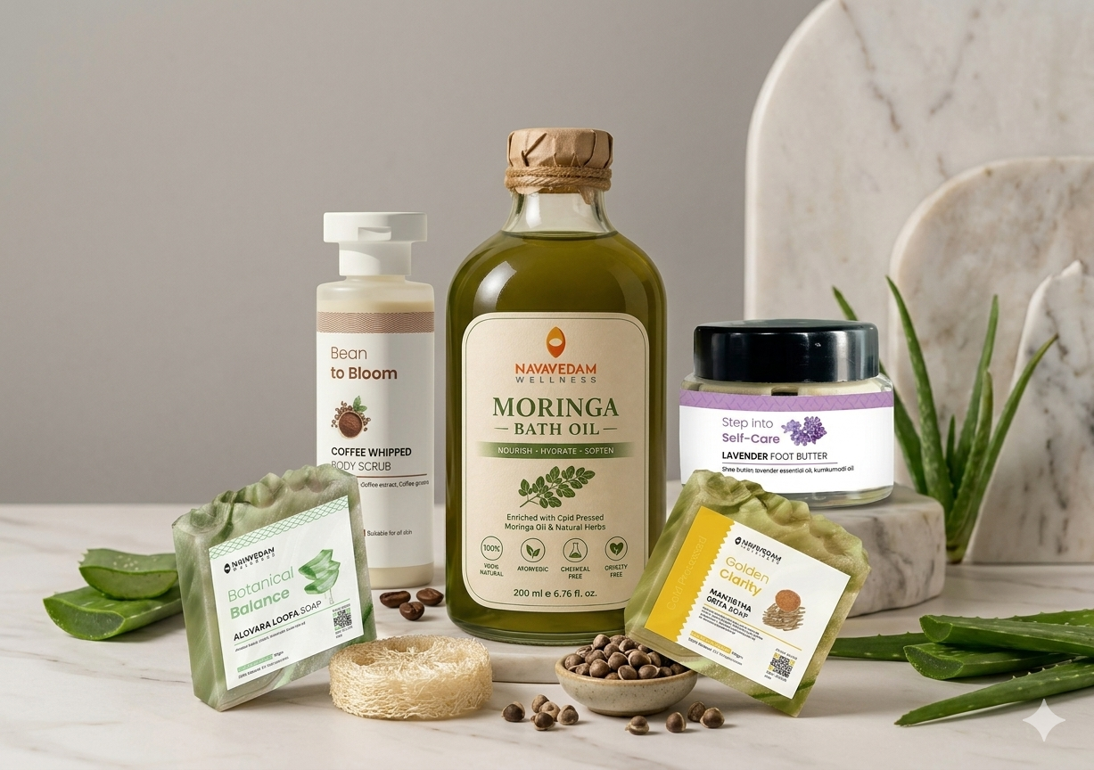 Mother's Day Body Care Gift Set |Love for Mom | Navavedam Wellness