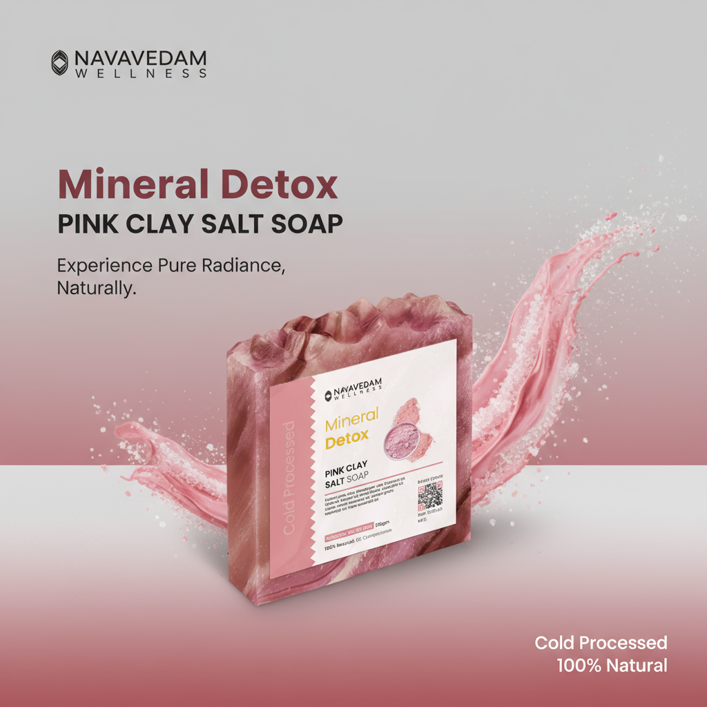 Pink Clay & Salt Cold Process Soap
