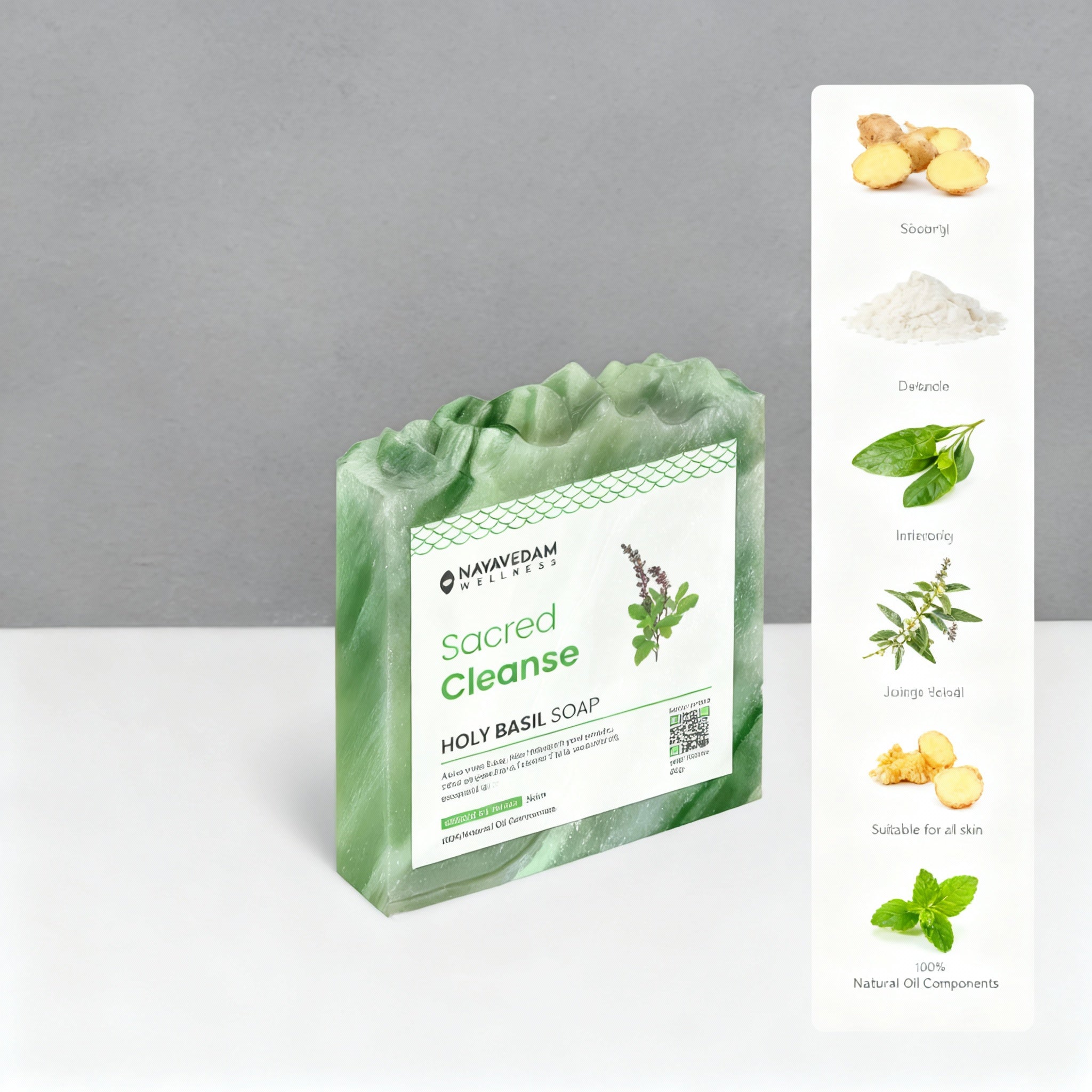 Holy Basil Soap(Tulasi)