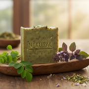 Moringa & Tulasi Soap – Natural Herbal Bar | Navavedam Wellness